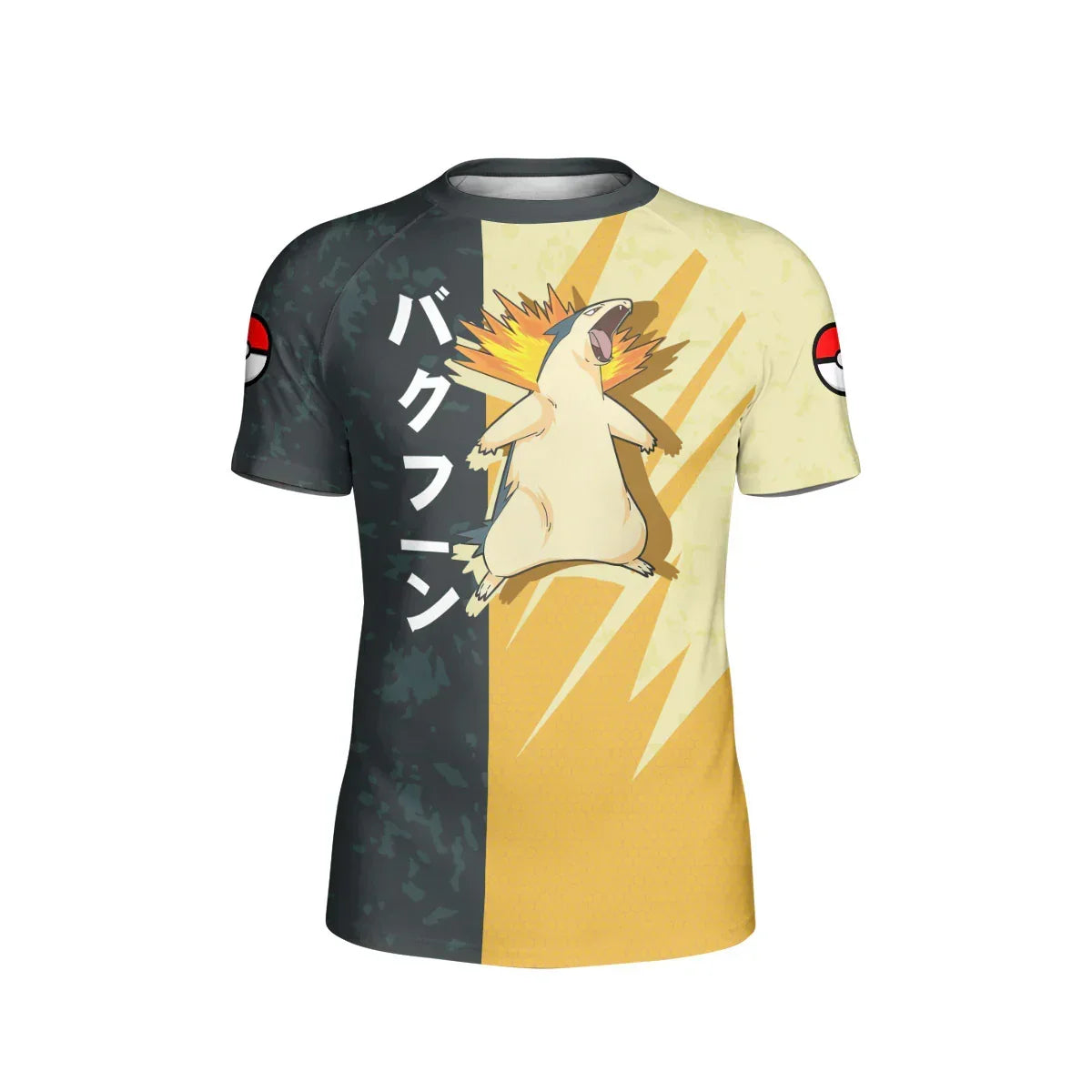 Pokemon Typhlosion Explosion Kids Rash Guard