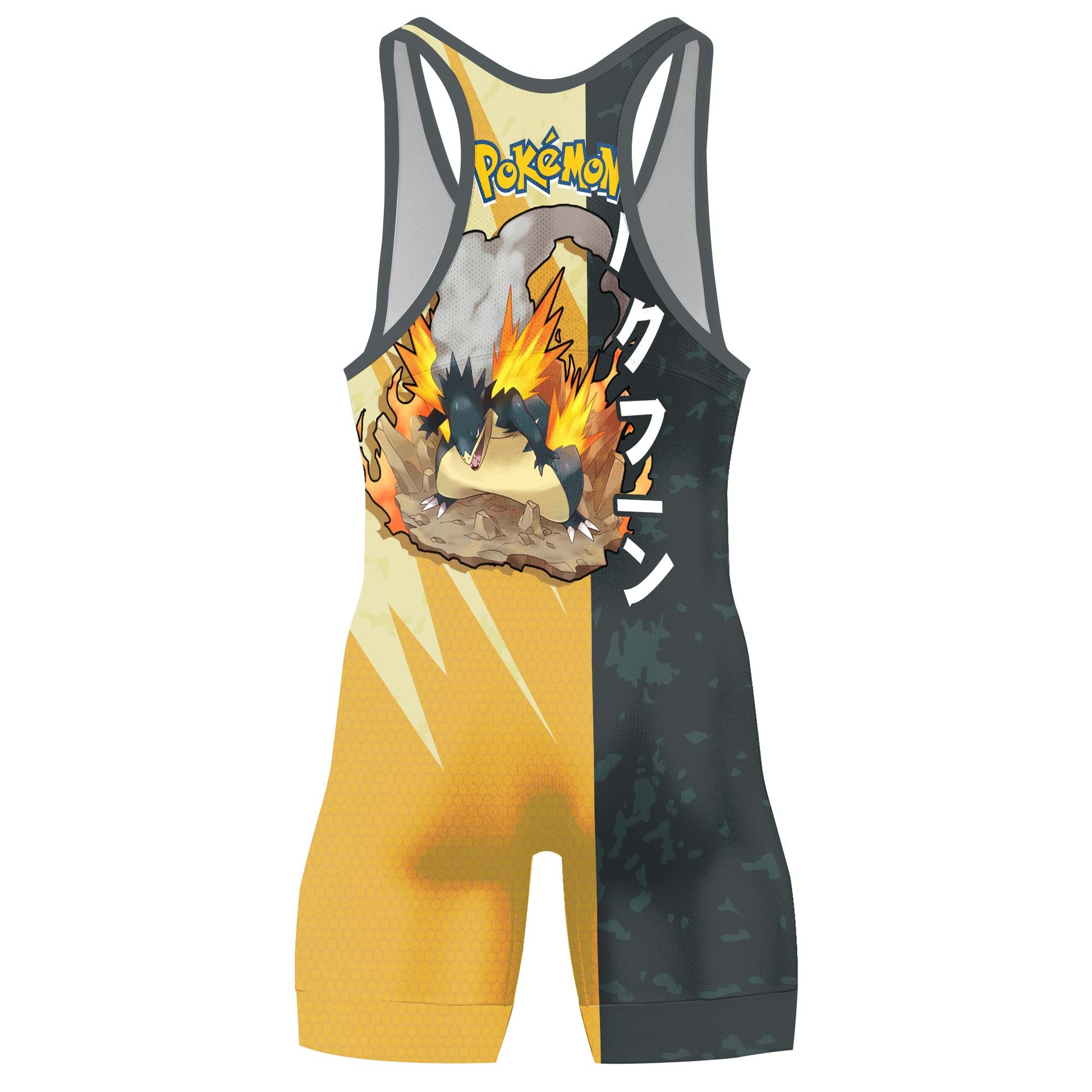 Pokemon Typhlosion Explosion Wrestling Singlet