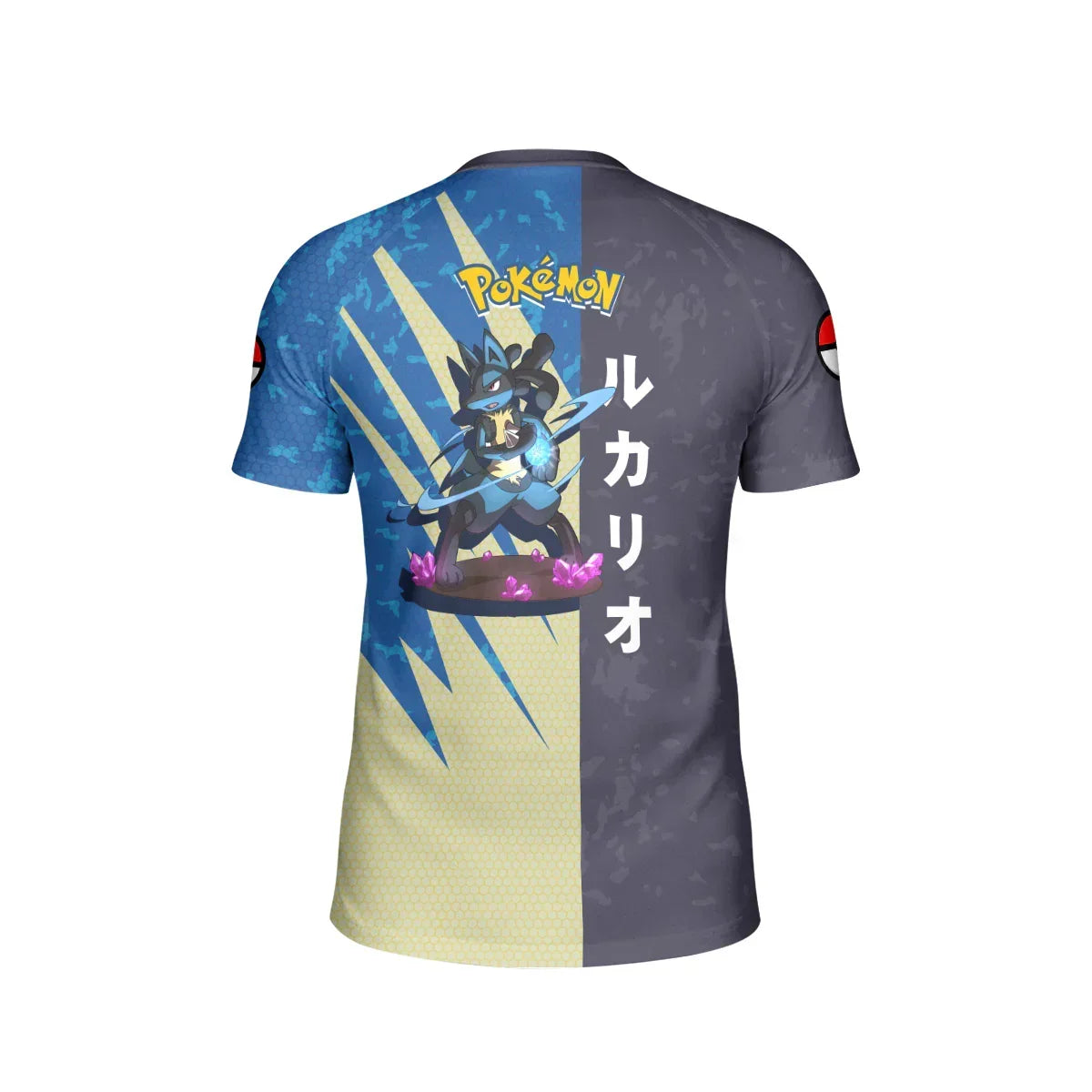 Pokemon Warrior Lucario Kids Rash Guard