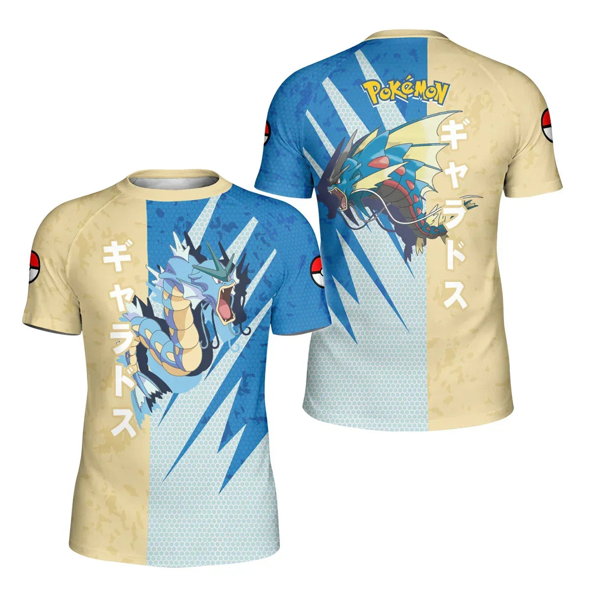 Pokemon Water Dragon Gyarados Kids Rash Guard