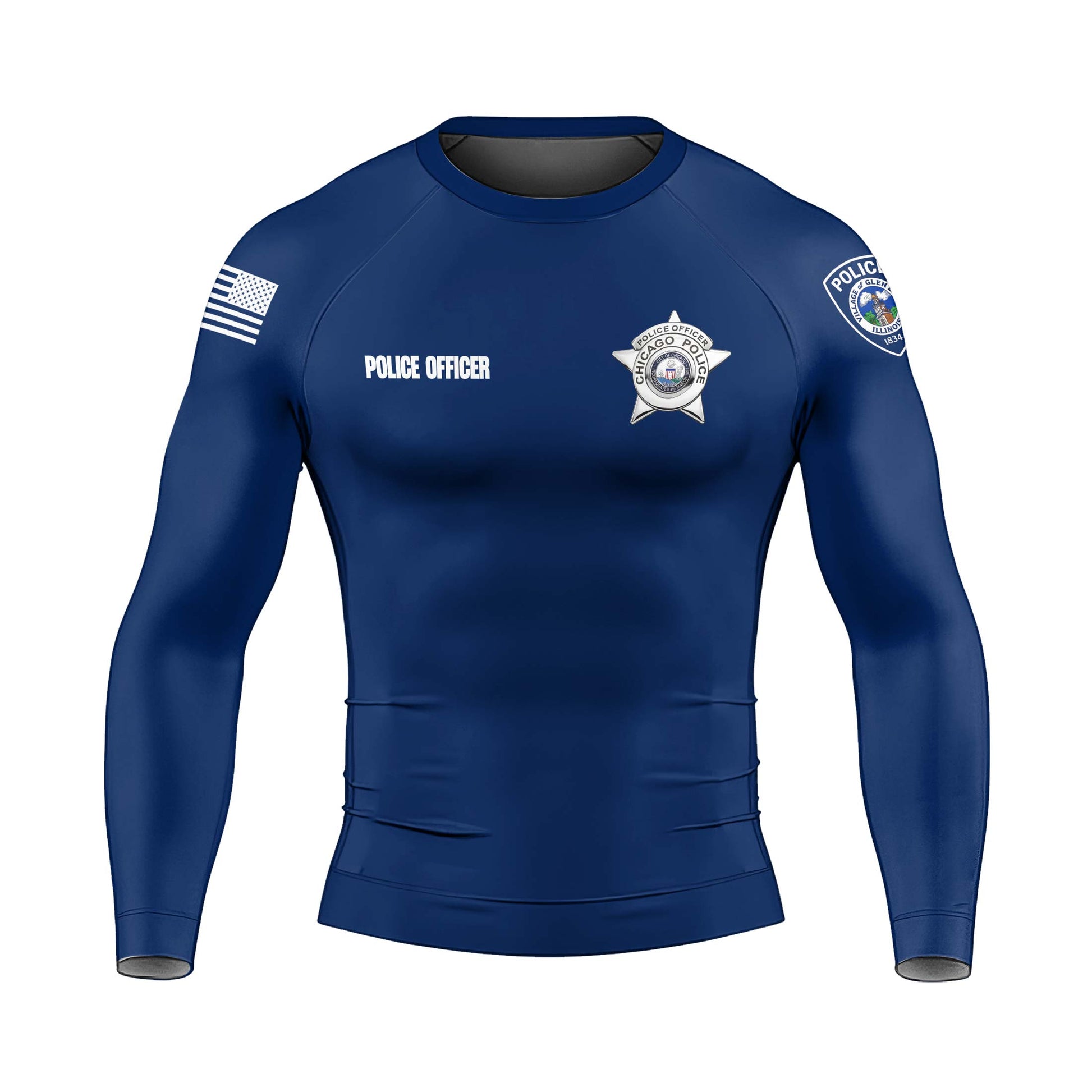 Police Officer Rash Guard