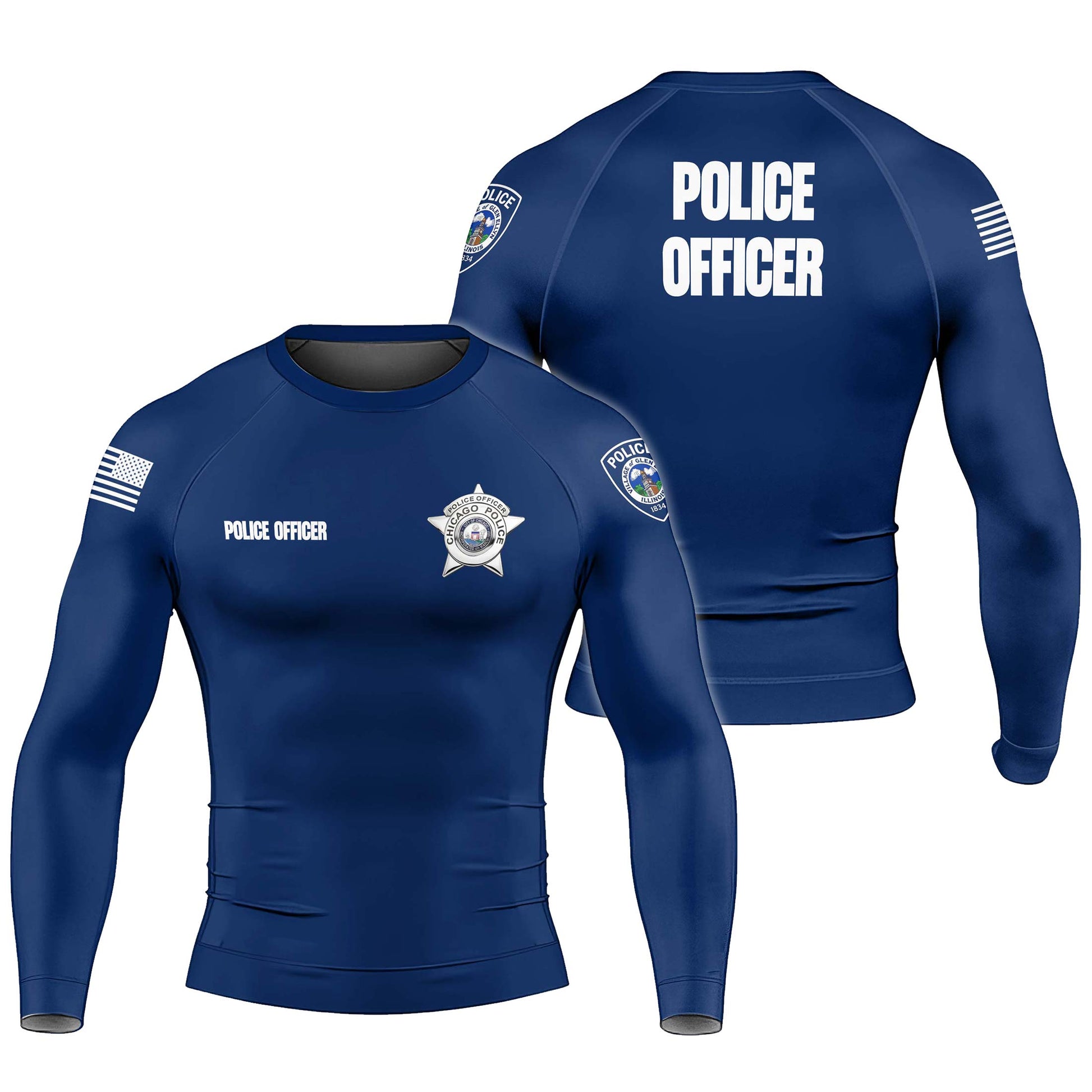 Police Officer Rash Guard
