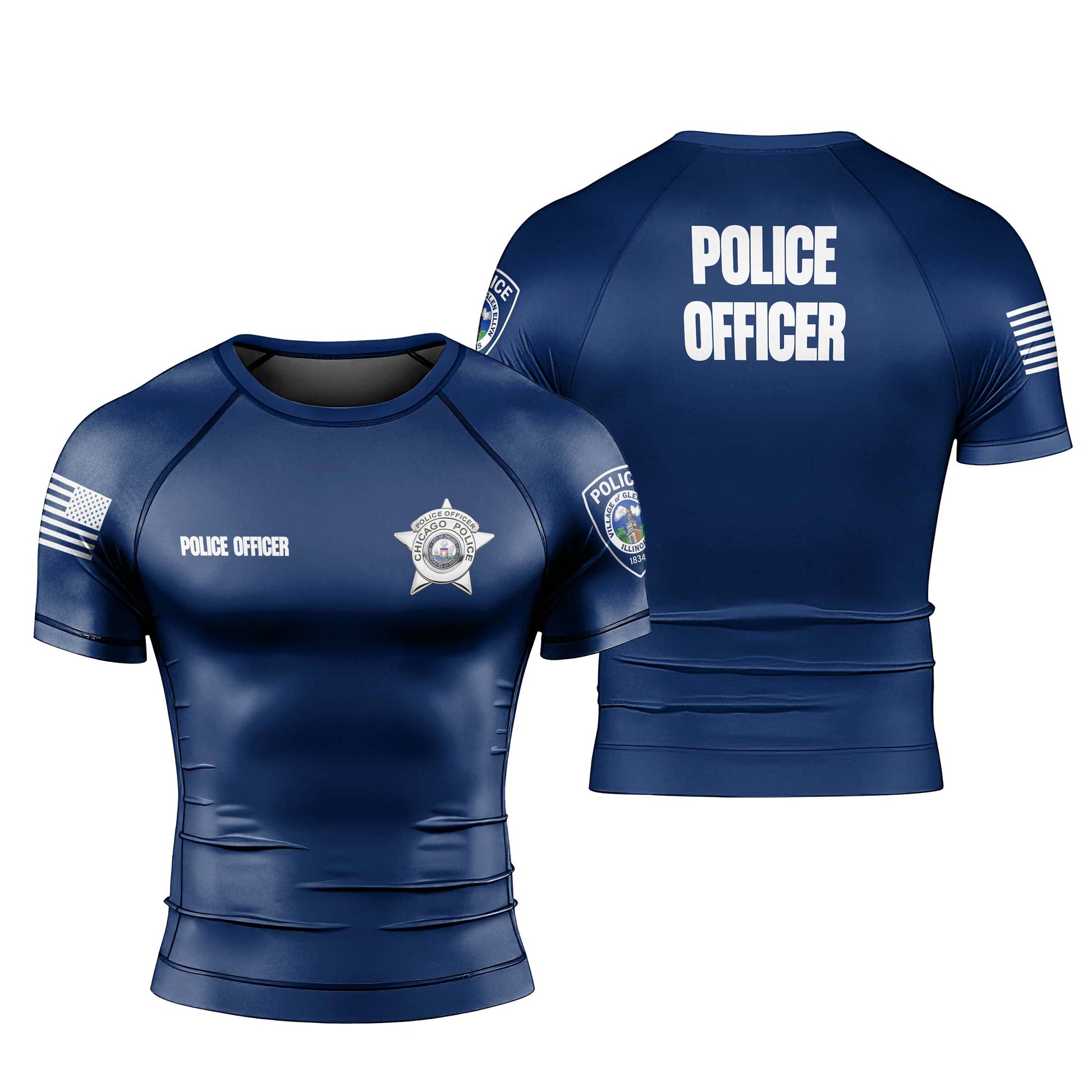 Police Officer Rash Guard