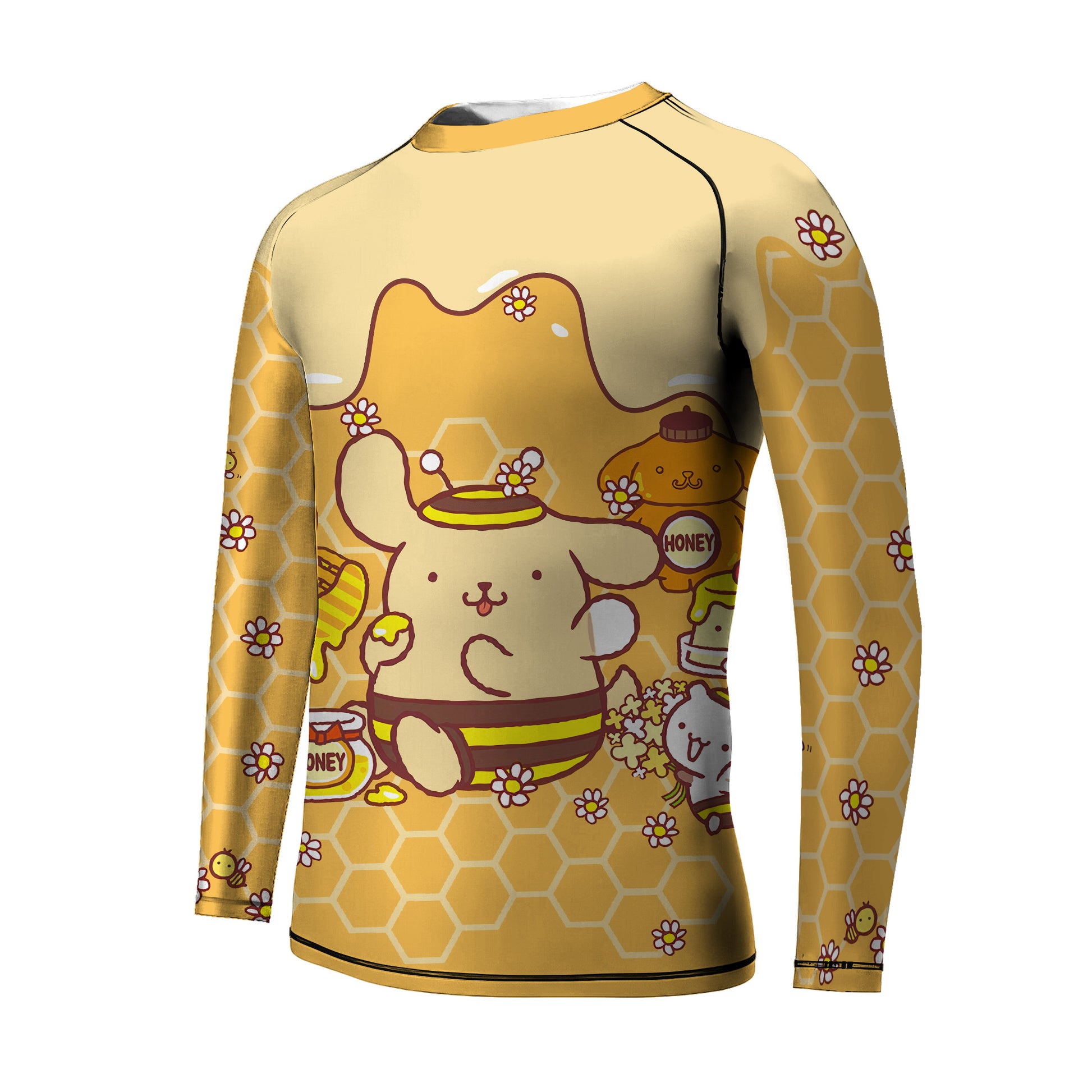 Pompompurin Honey Bee Kids Rash Guard