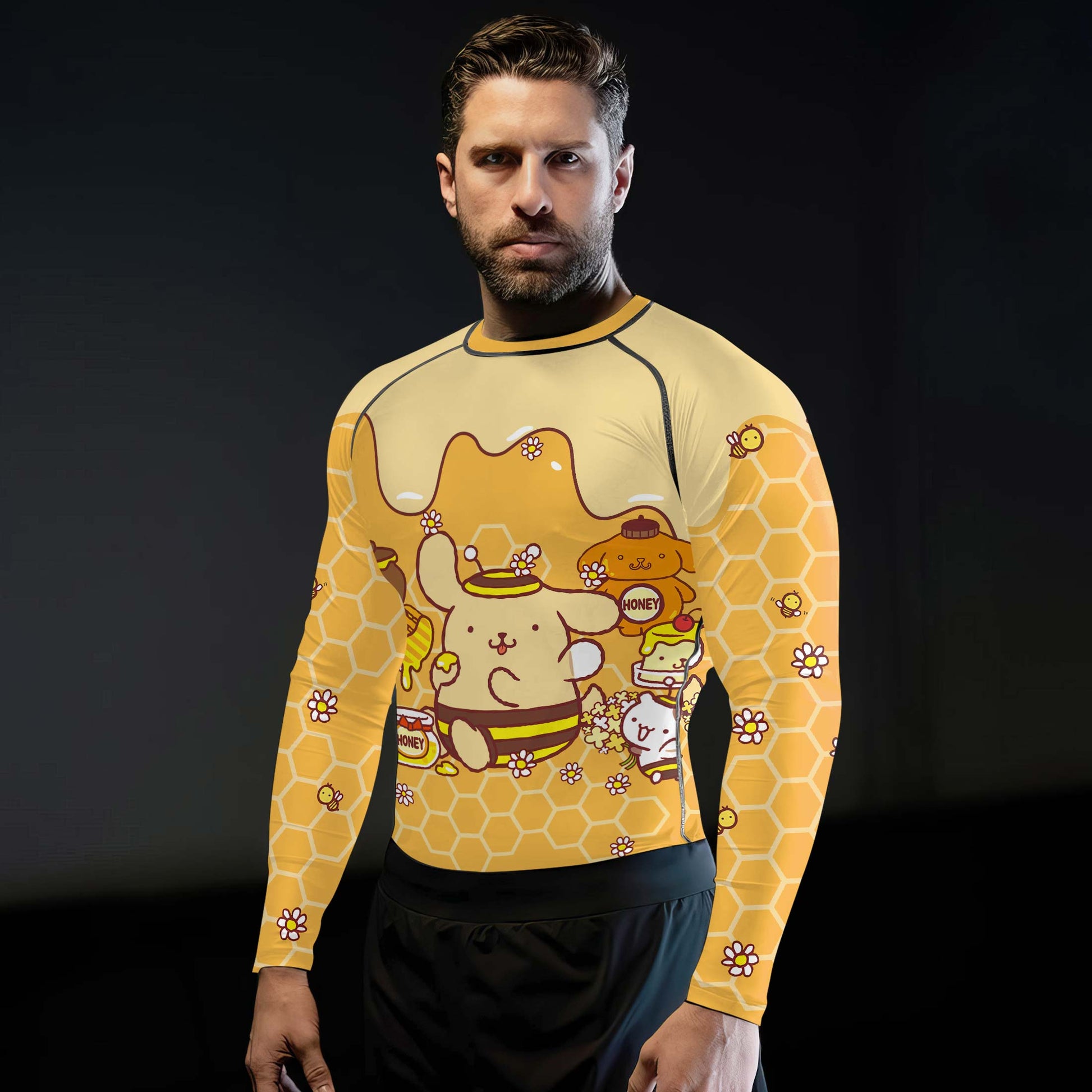 Pompompurin Honey Bee Rash Guard