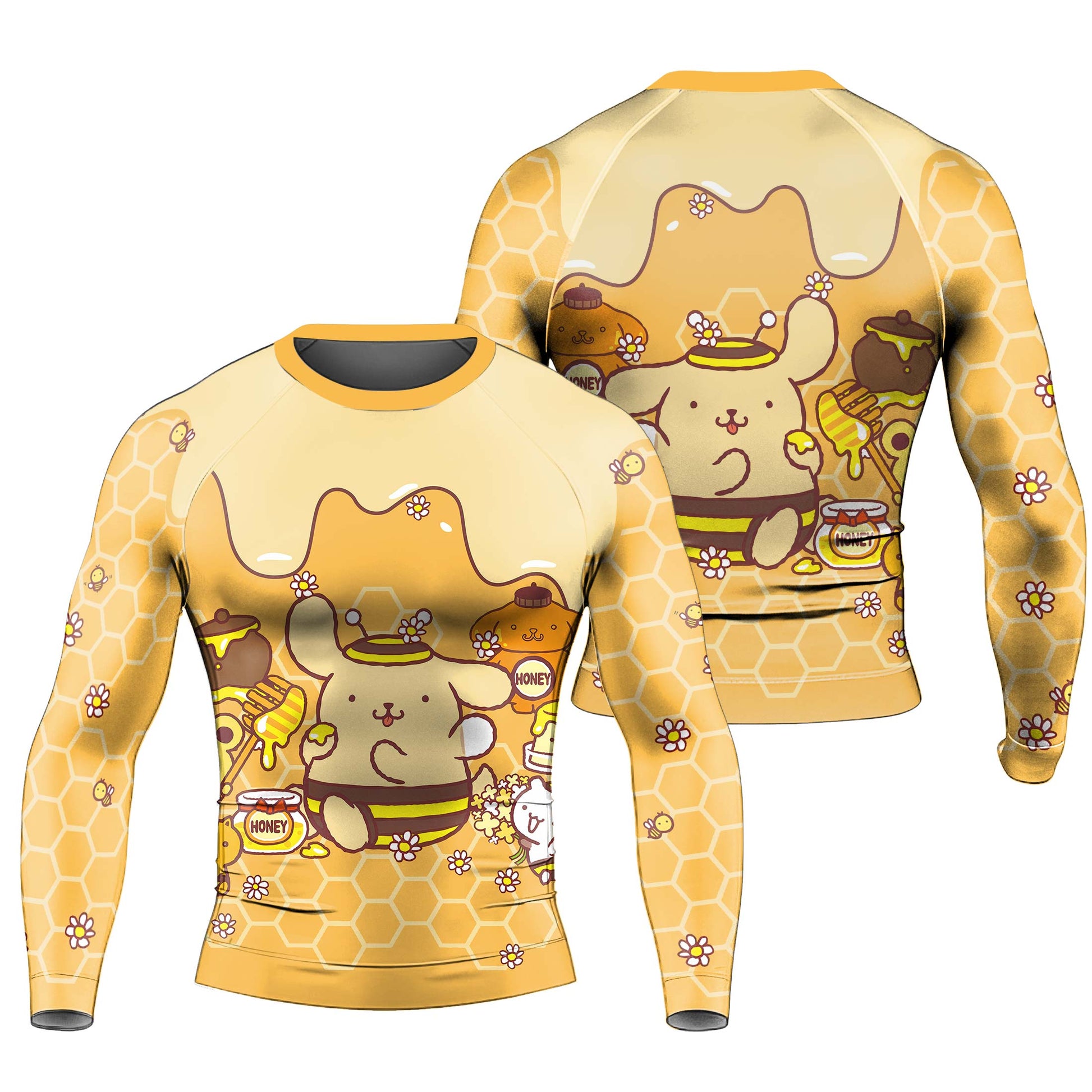Pompompurin Honey Bee Rash Guard