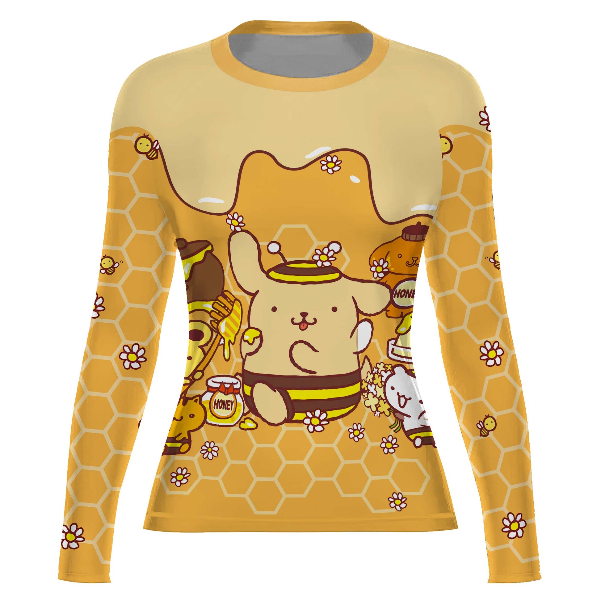 Pompompurin Honey Bee Rash Guard