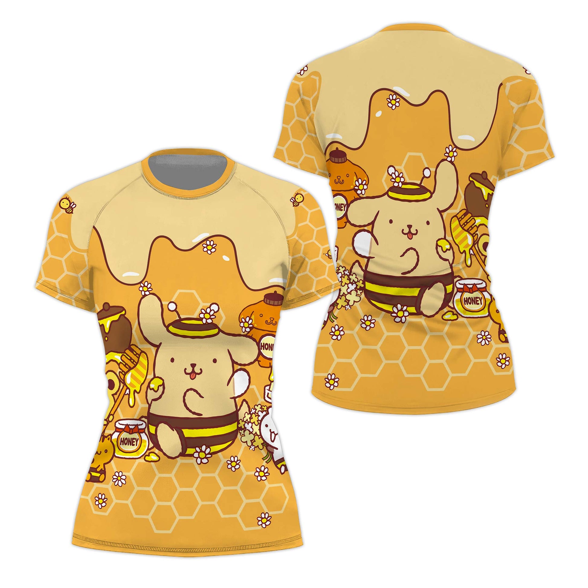 Pompompurin Honey Bee Rash Guard