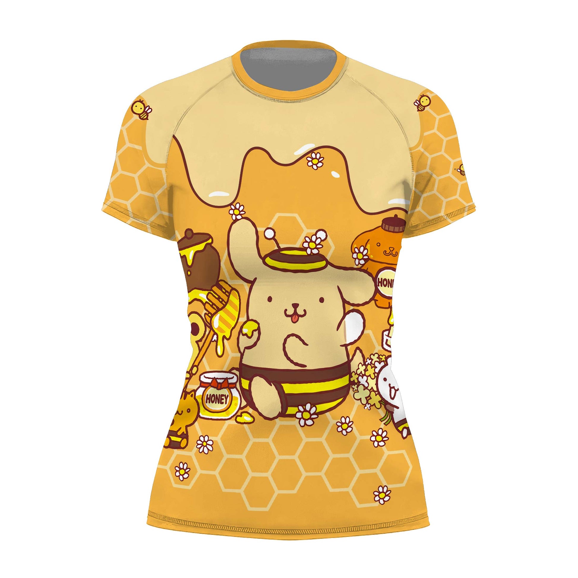 Pompompurin Honey Bee Rash Guard