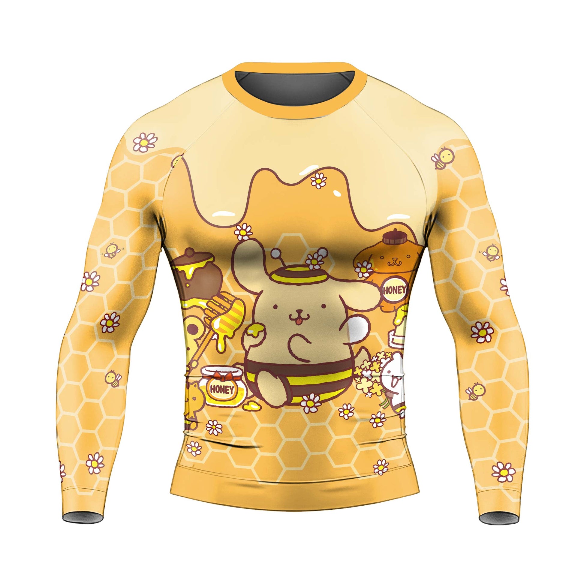 Pompompurin Honey Bee Rash Guard