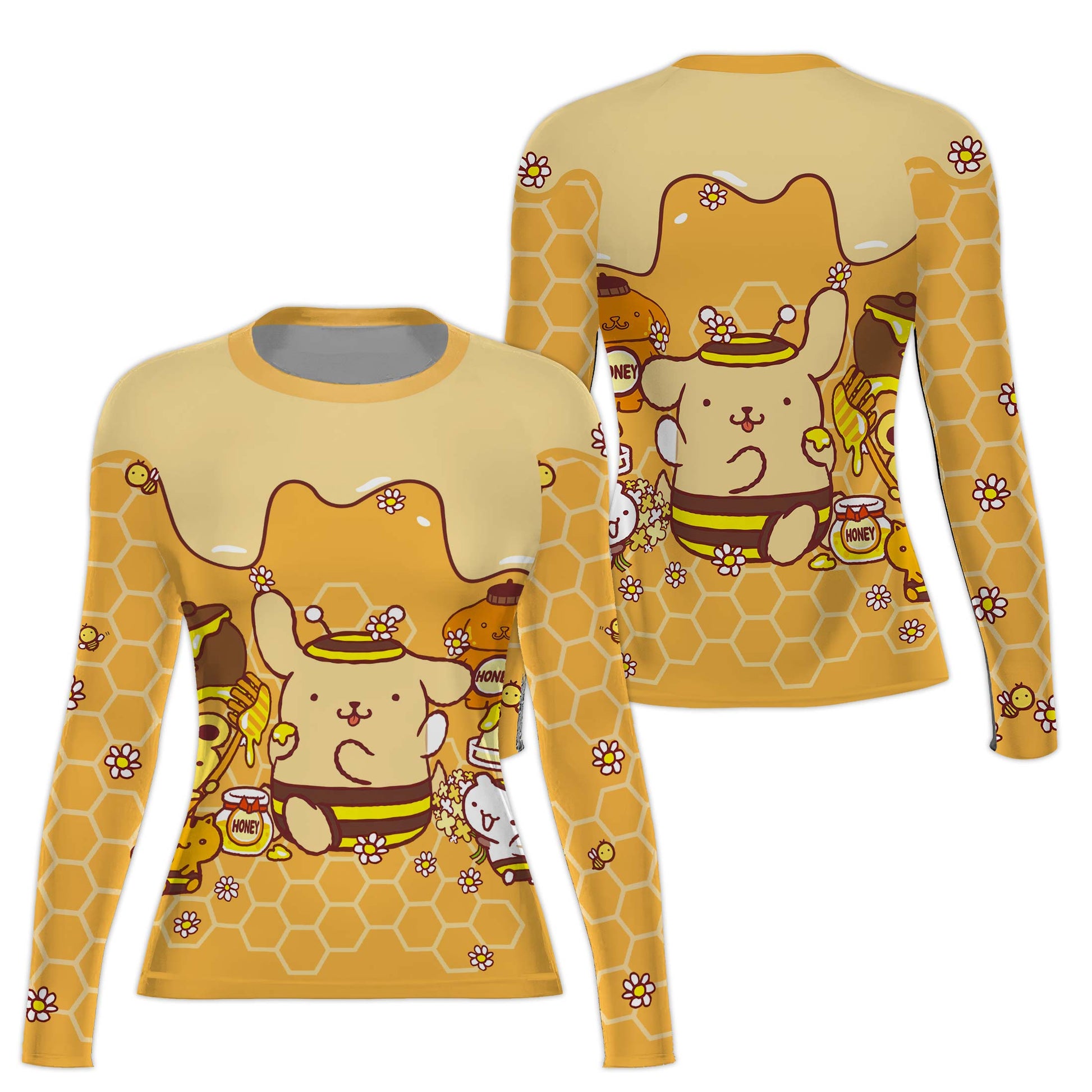 Pompompurin Honey Bee Rash Guard