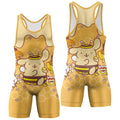 Pompompurin Honey Bee Wrestling Singlet