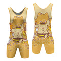 Pompompurin Honey Bee Wrestling Singlet