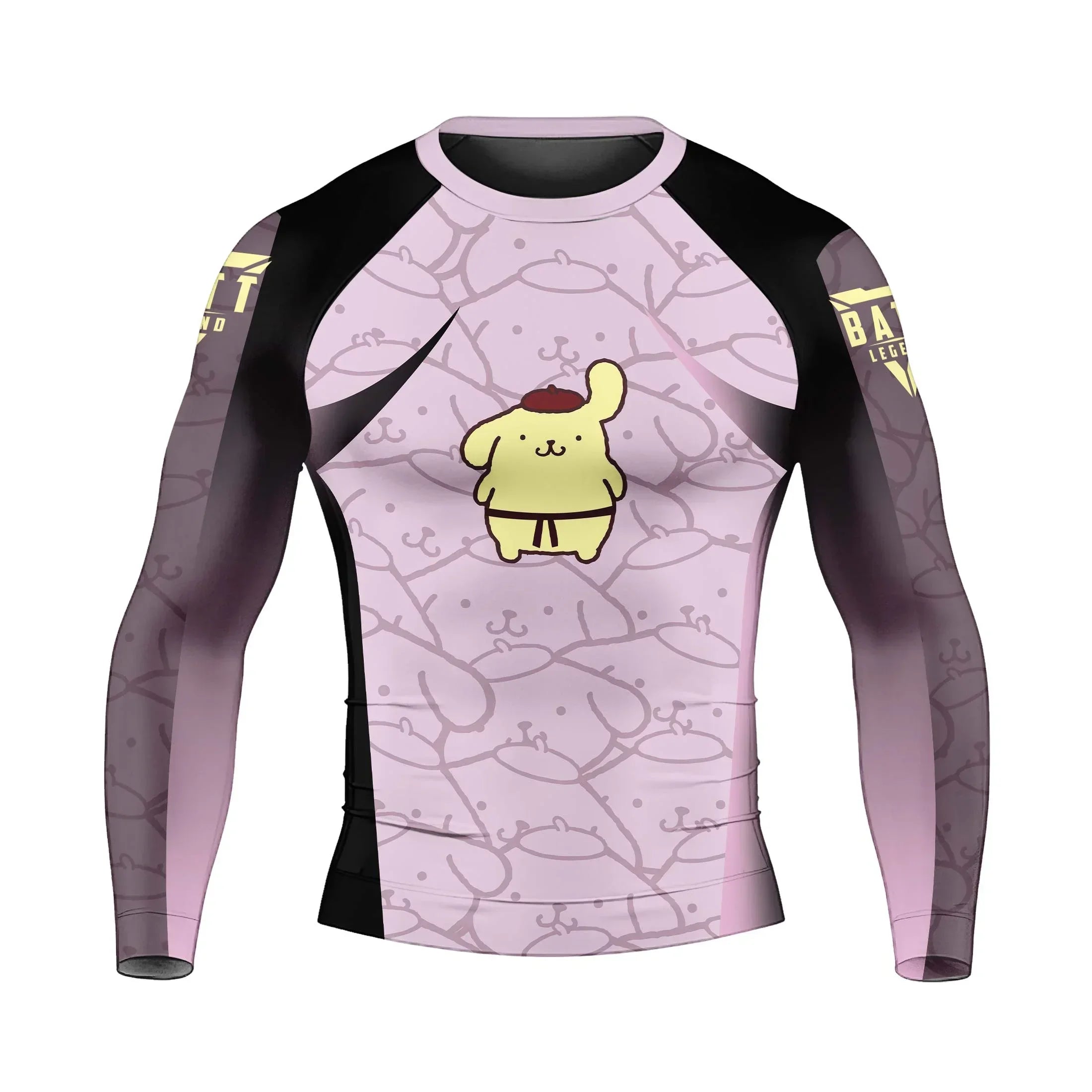 Pompompurin Rash Guard for MMA & Fitness