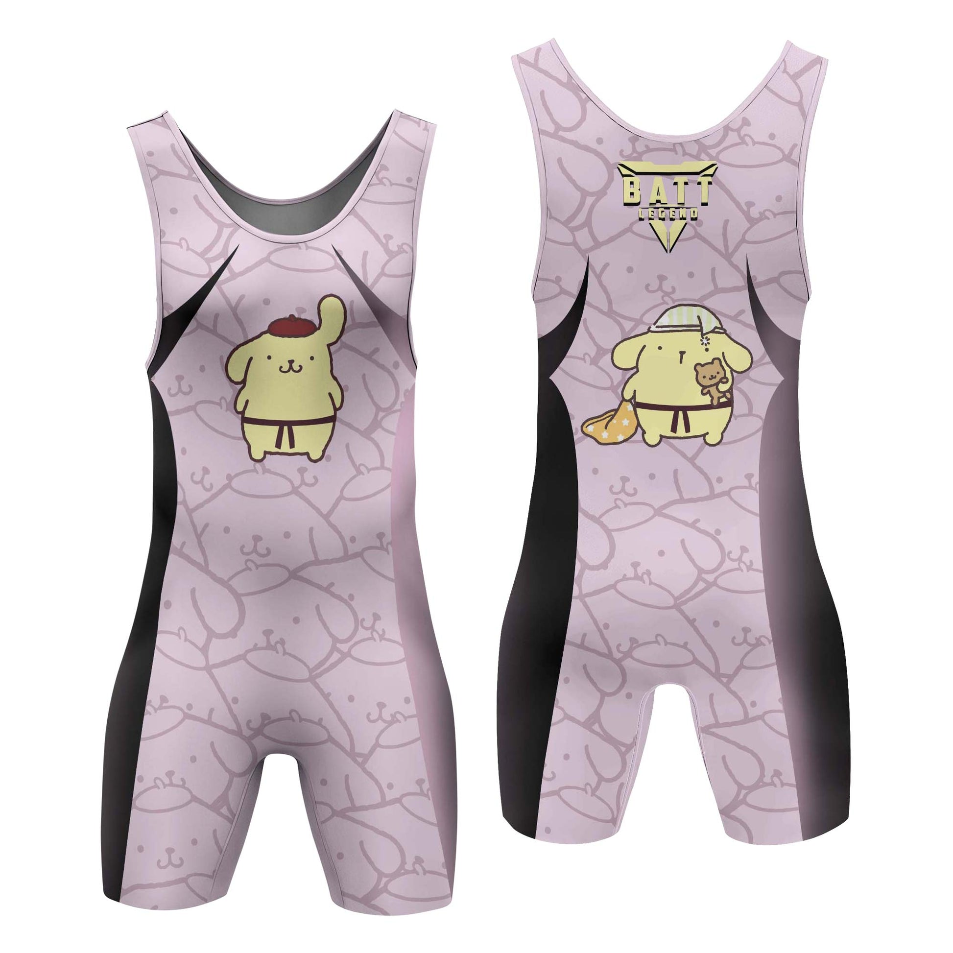 Pompompurin Wrestling Singlet