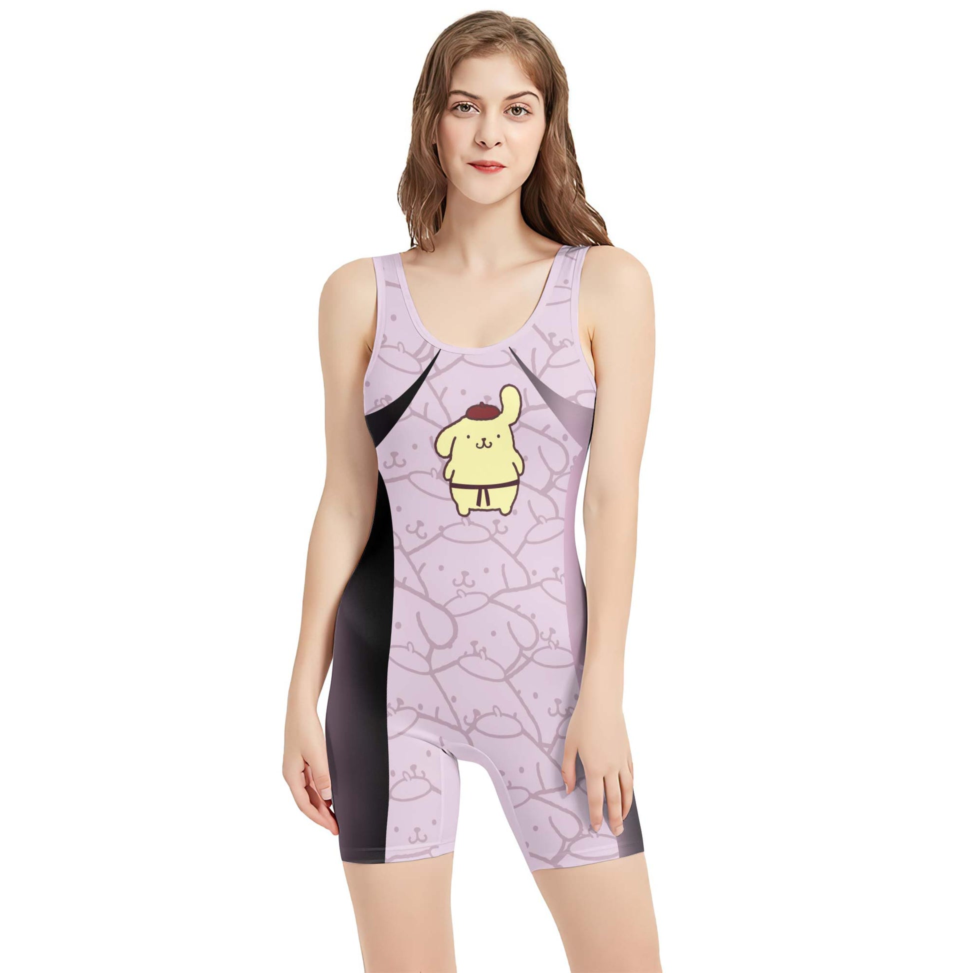 Pompompurin Wrestling Singlet