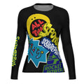 Pop Art Rocket Energy Black Rash Guard