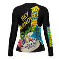 Pop Art Rocket Energy Black Rash Guard