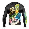 Pop Art Rocket Energy Black Rash Guard