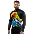 Pop Art Rocket Energy Black Rash Guard