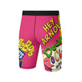 Pop Art Rocket Energy Pink Compression Shorts