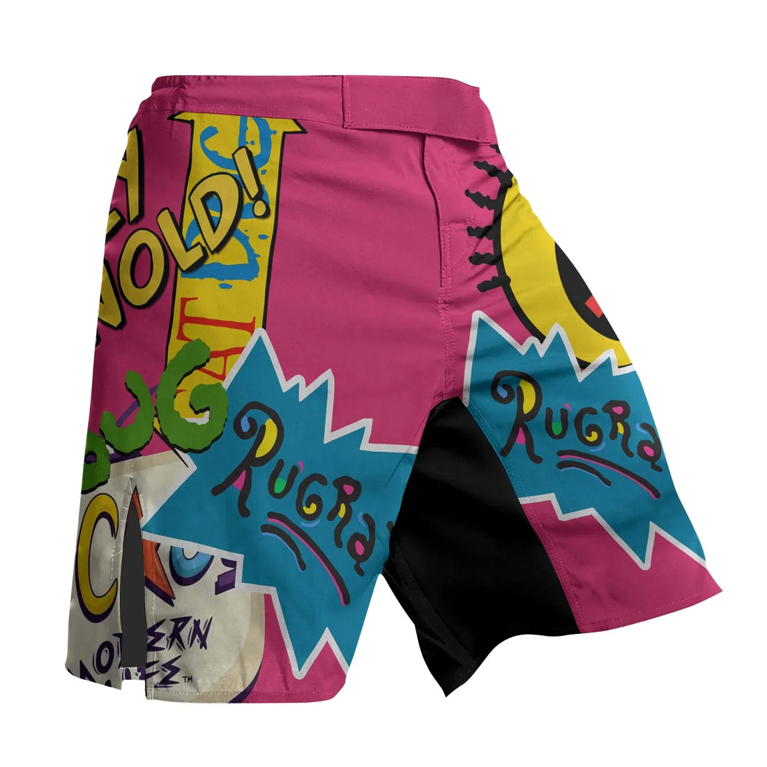Pop Art Rocket Energy Pink Fight Shorts