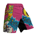 Pop Art Rocket Energy Pink Fight Shorts