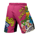 Pop Art Rocket Energy Pink Fight Shorts