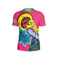 Pop Art Rocket Energy Pink Kids Rash Guard