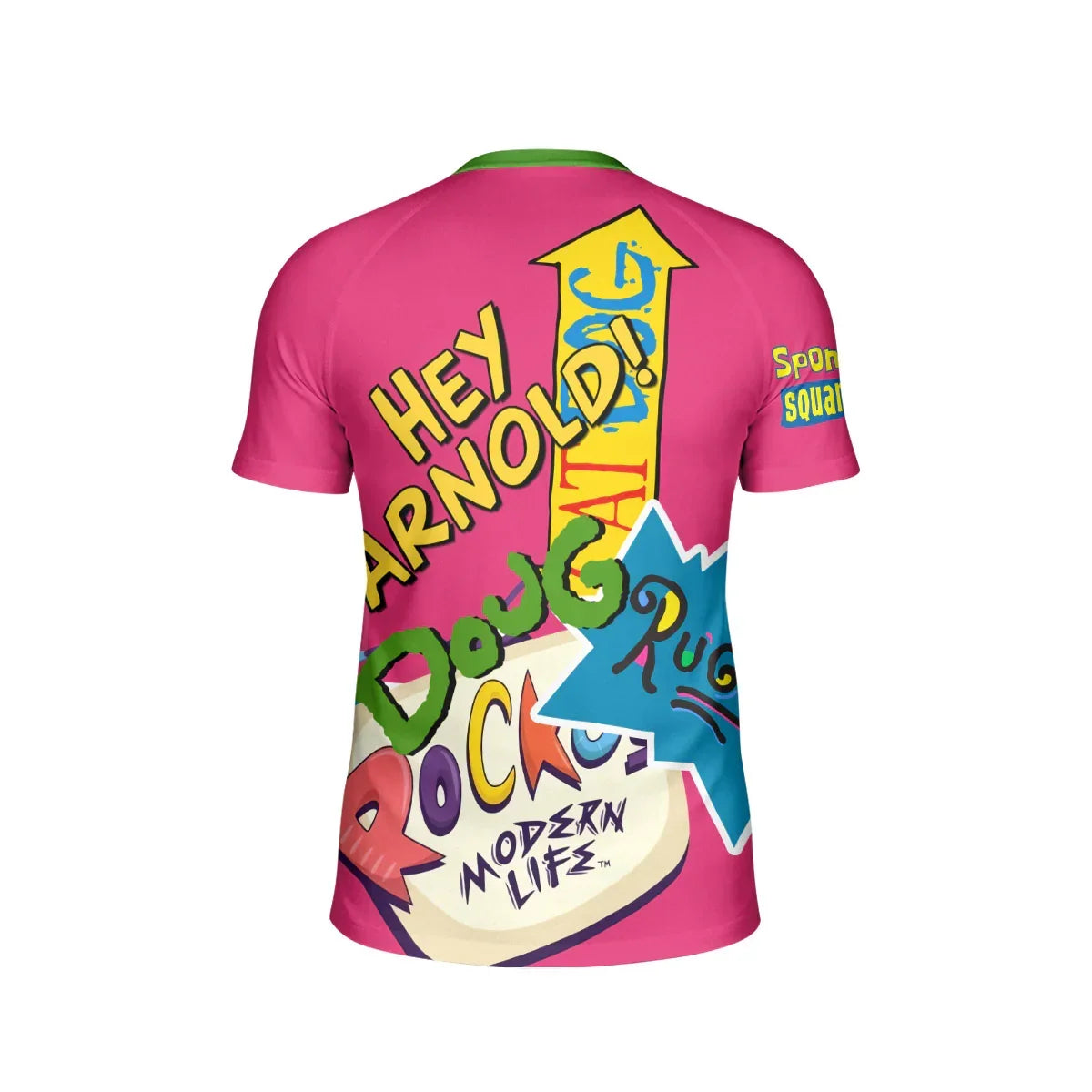 Pop Art Rocket Energy Pink Kids Rash Guard