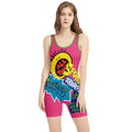 Pop Art Rocket Energy Pink Wrestling Singlet