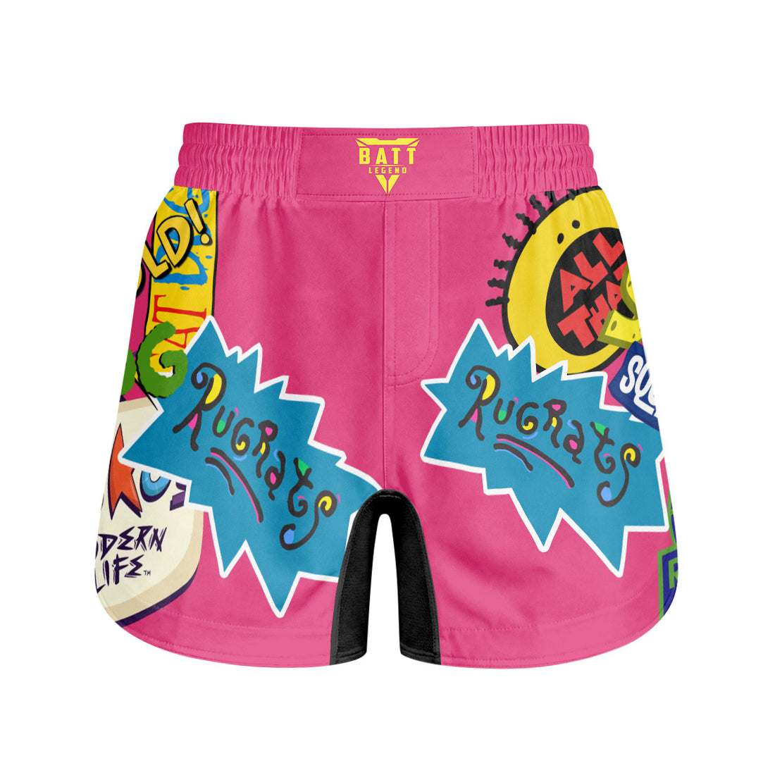 Pop Art Rocket Energy Pink Grappling Shorts