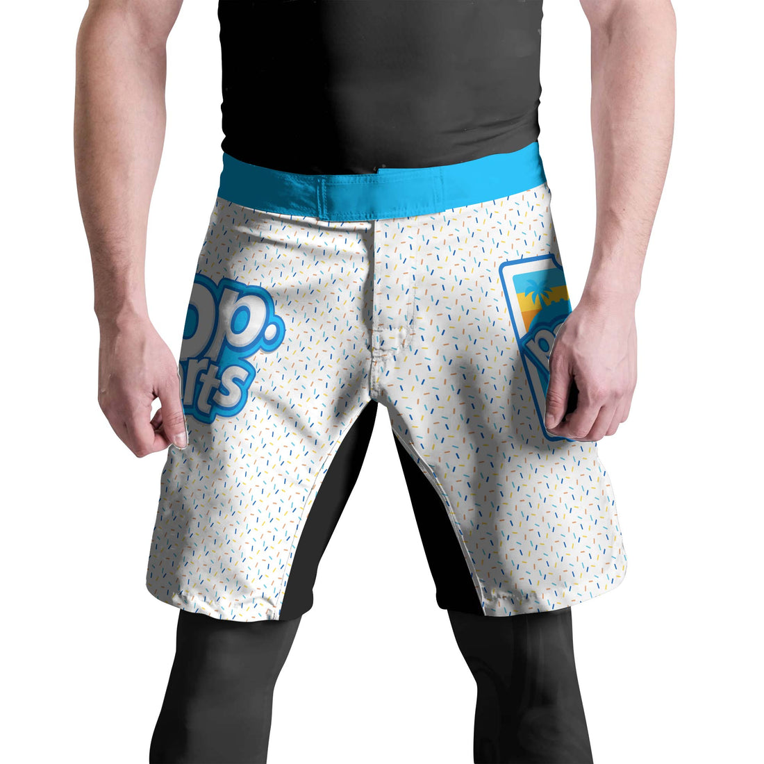 Pop Tarts Blue Fight Shorts