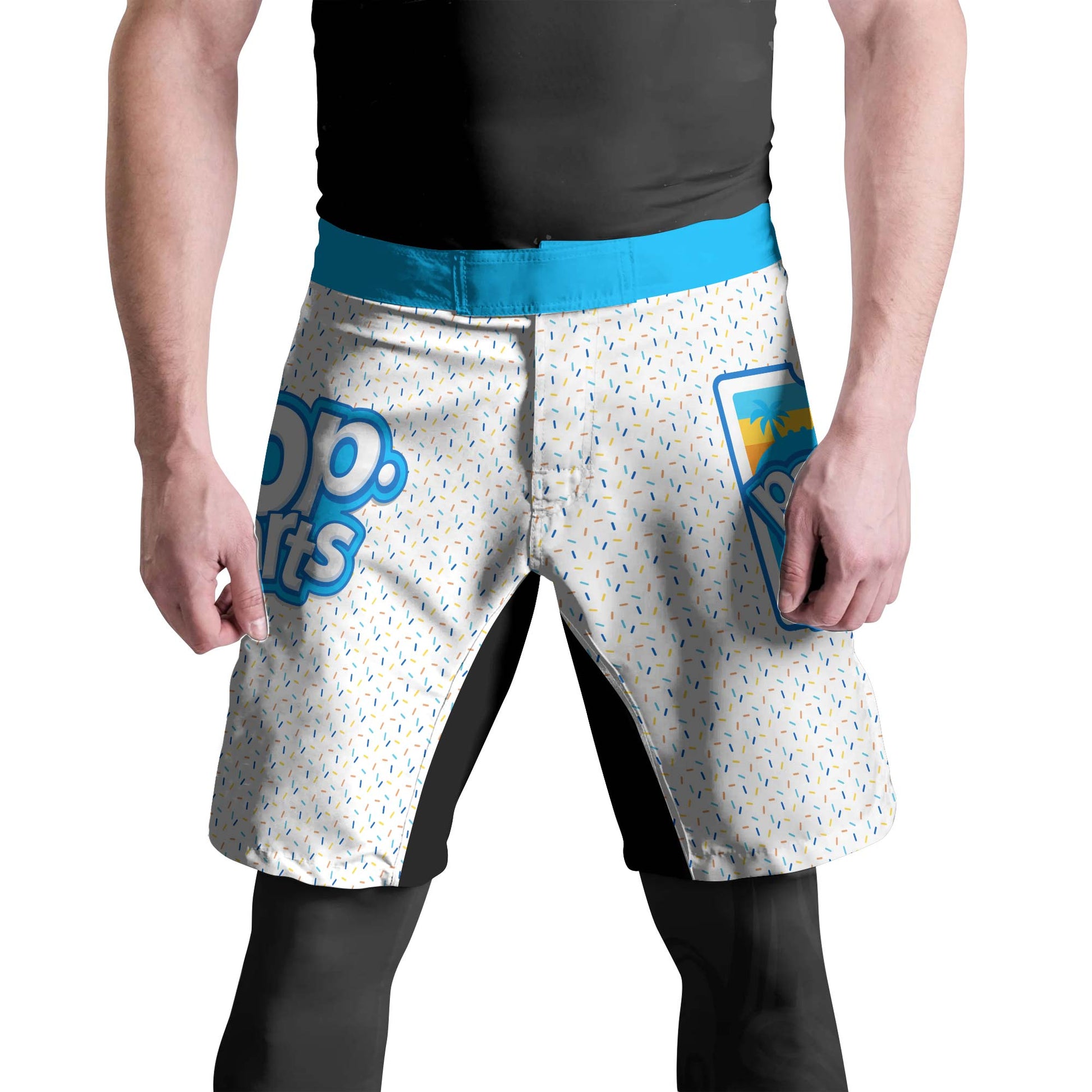 Pop Tarts Blue Fight Shorts