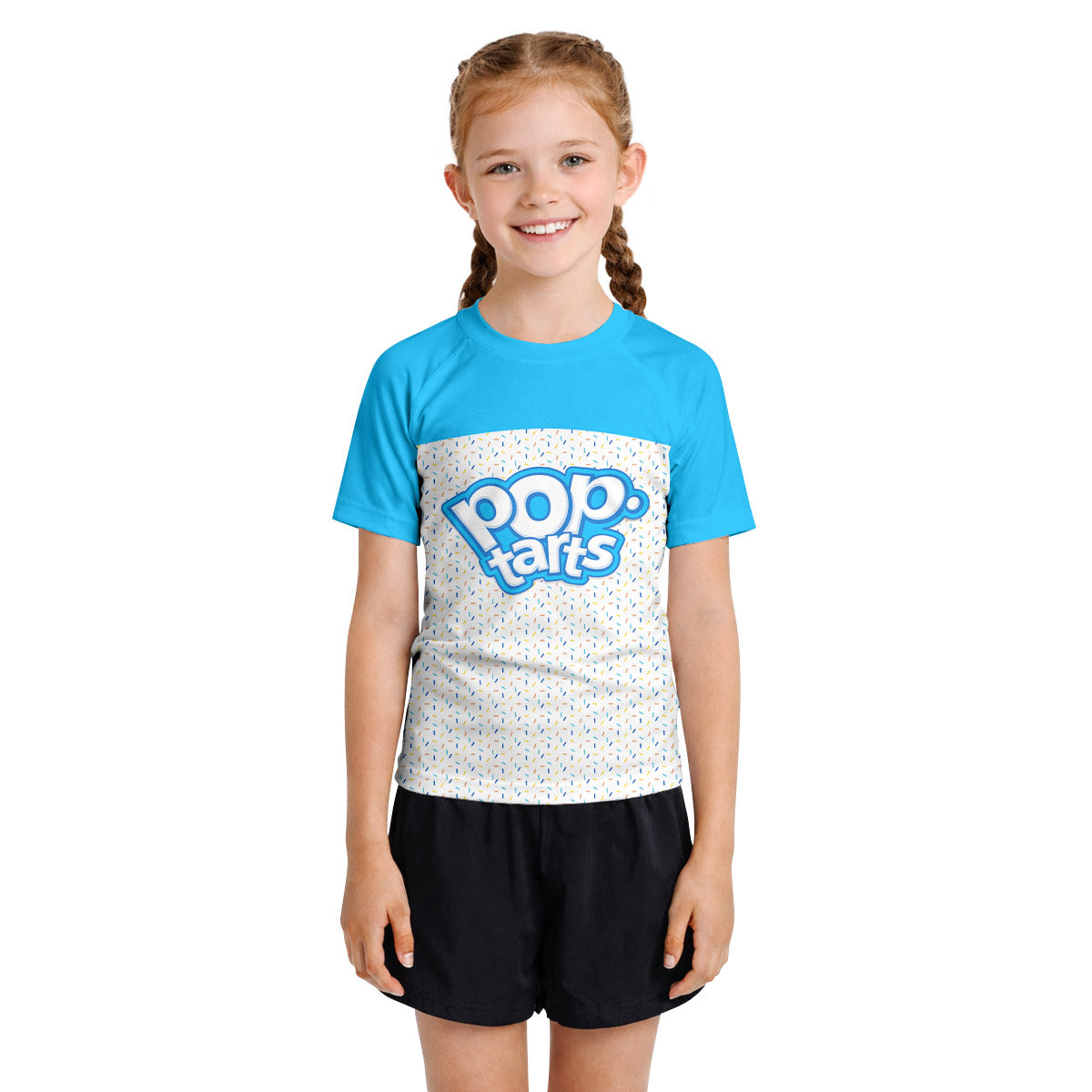 Pop Tarts Blue Kids Rash Guard