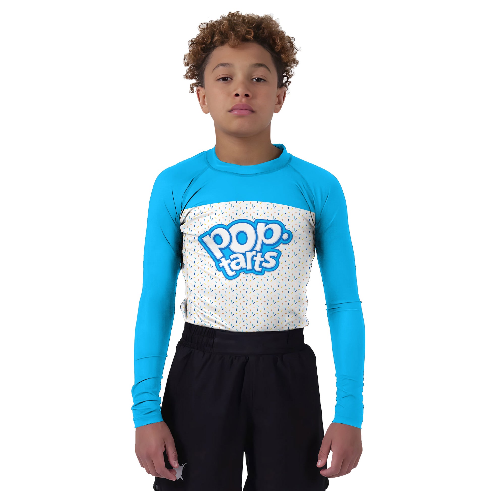 Pop Tarts Blue Kids Rash Guard