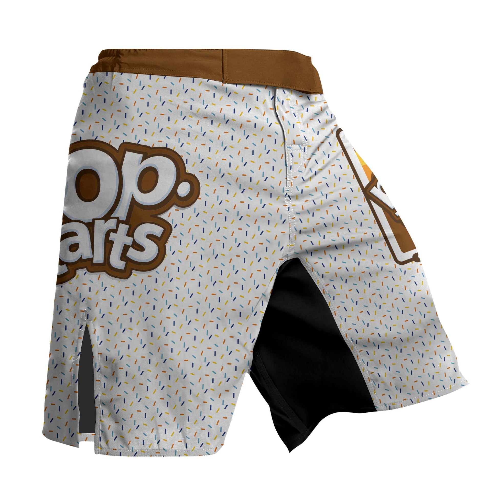 Pop Tarts Brown Fight Shorts