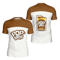Pop Tarts Brown Kids Rash Guard