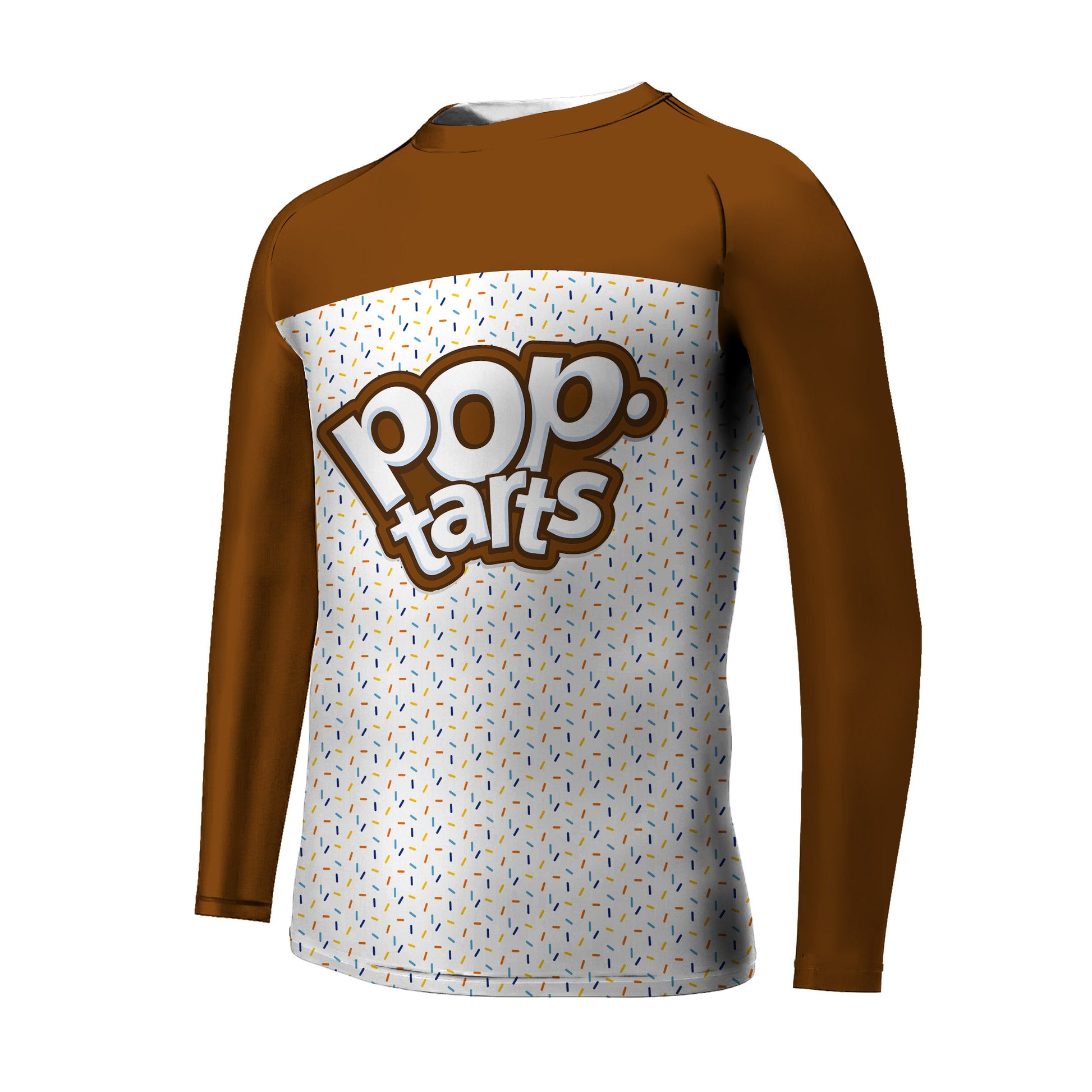 Pop Tarts Brown Kids Rash Guard