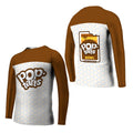 Pop Tarts Brown Kids Rash Guard