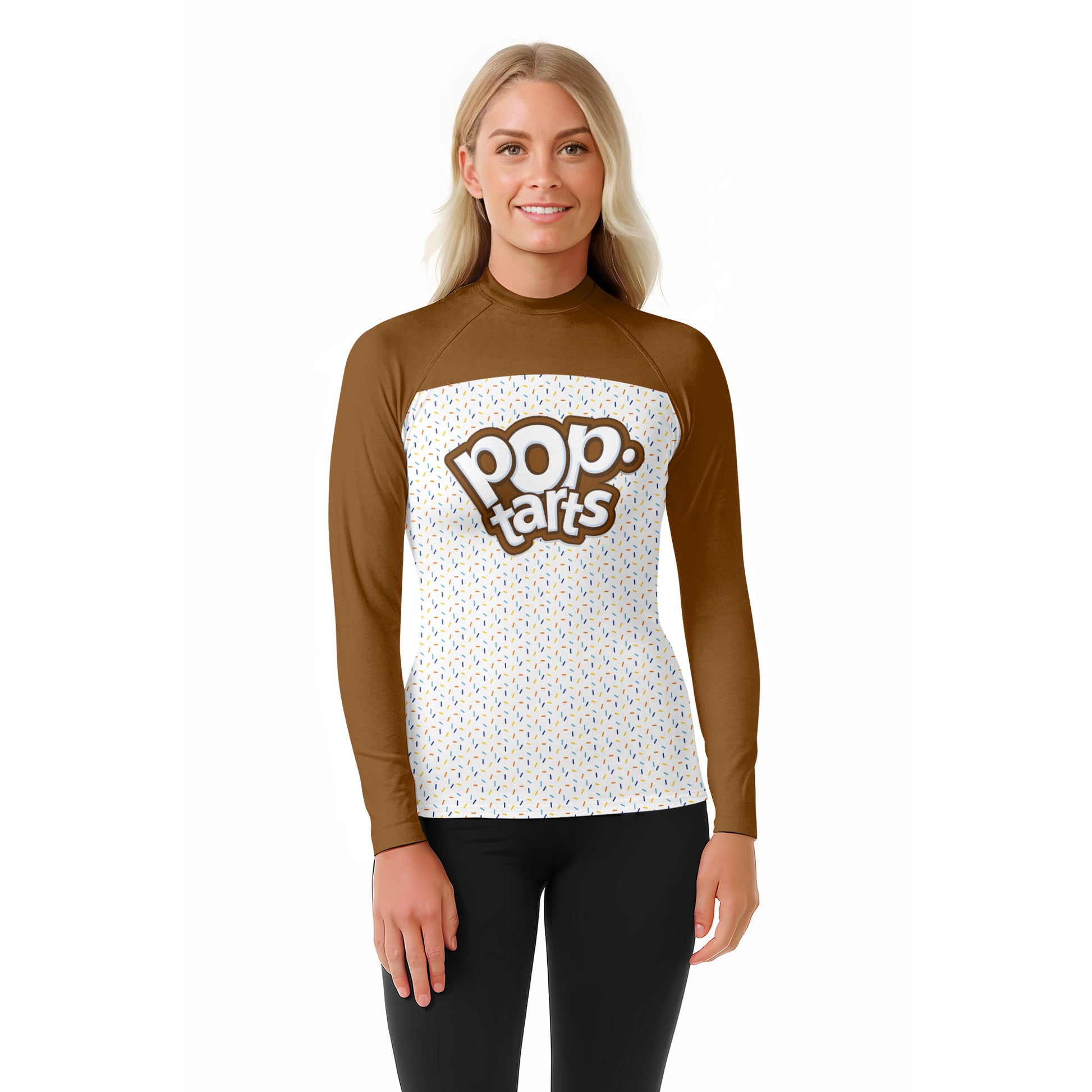 Pop Tarts Brown Rash Guard
