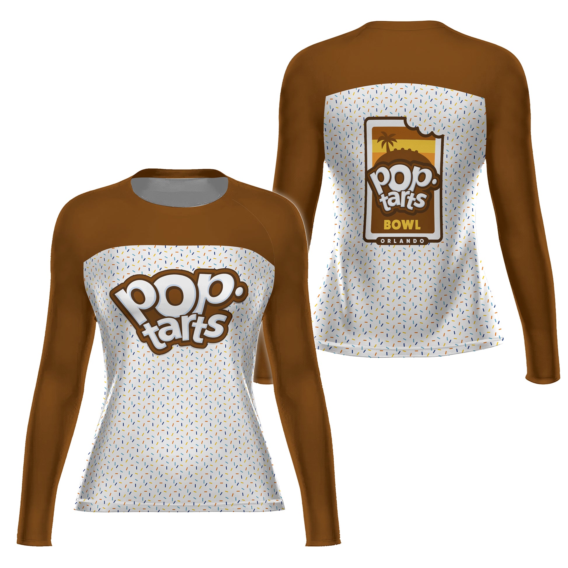 Pop Tarts Brown Rash Guard