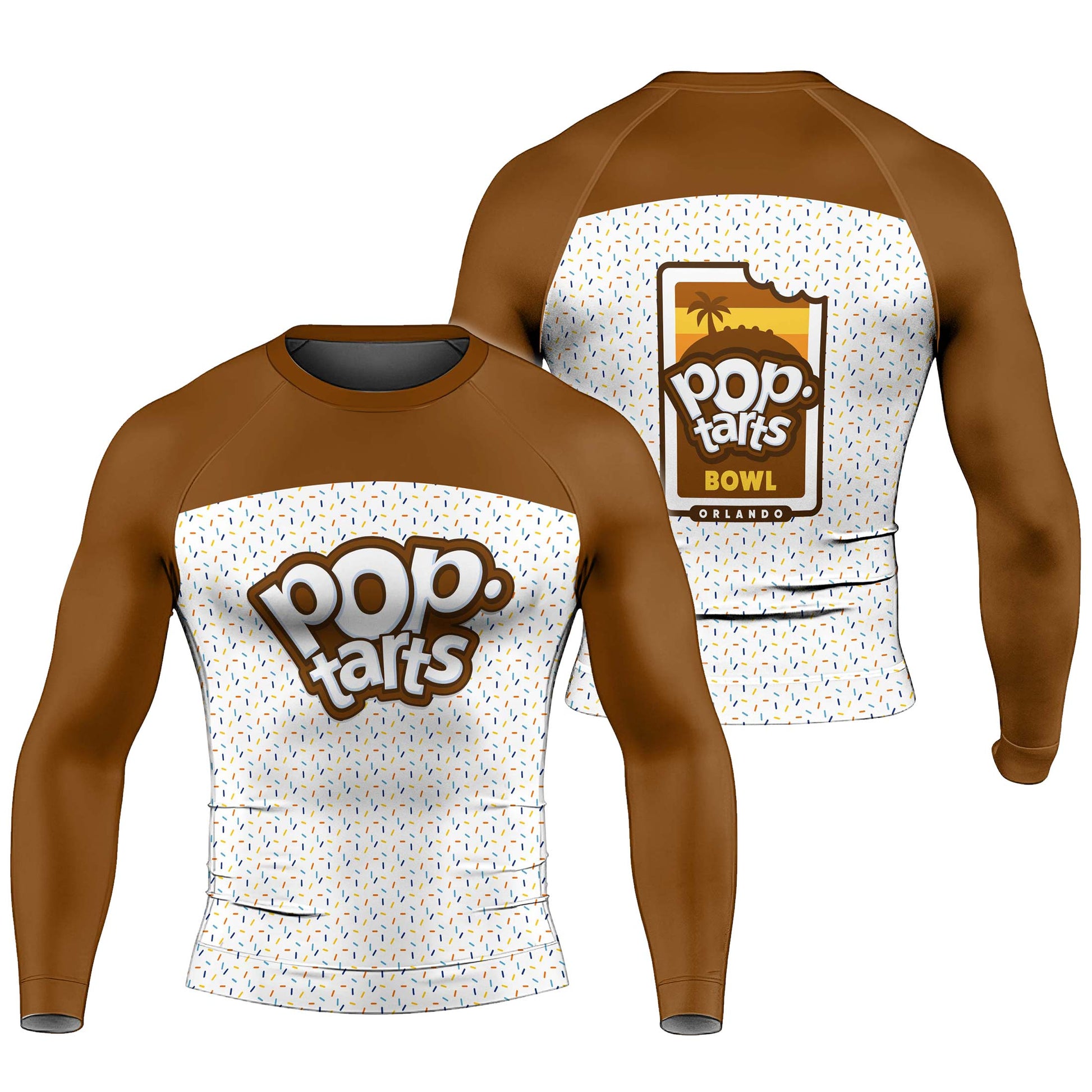 Pop Tarts Brown Rash Guard