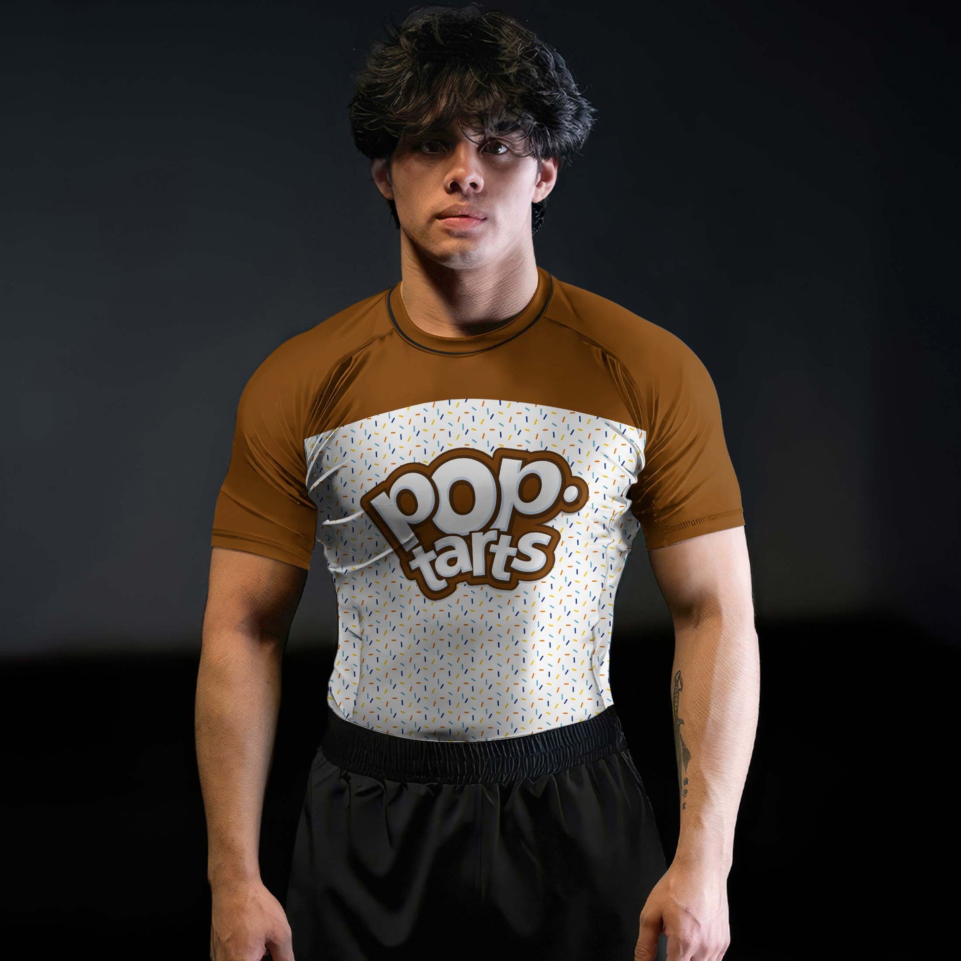 Pop Tarts Brown Rash Guard