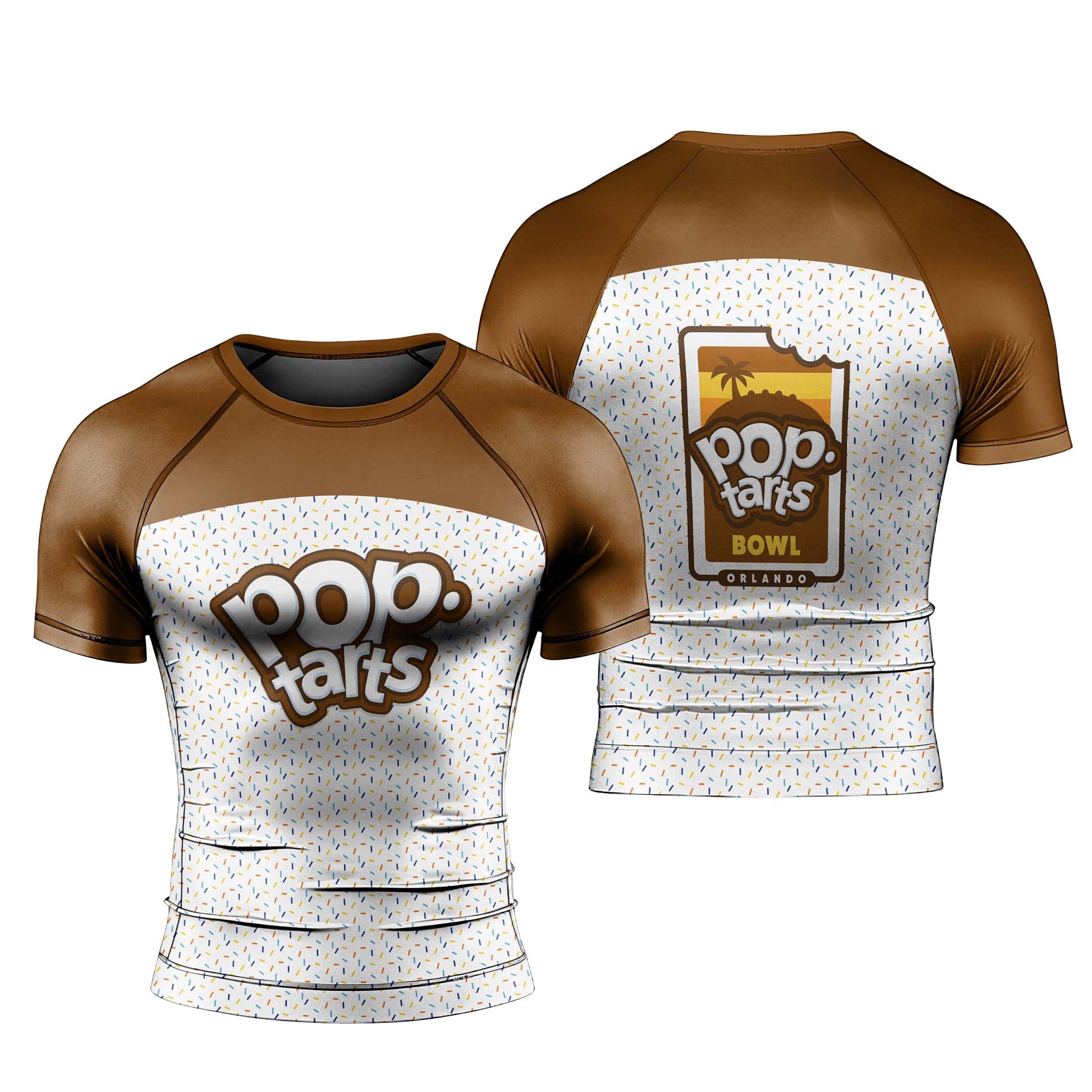 Pop Tarts Brown Rash Guard