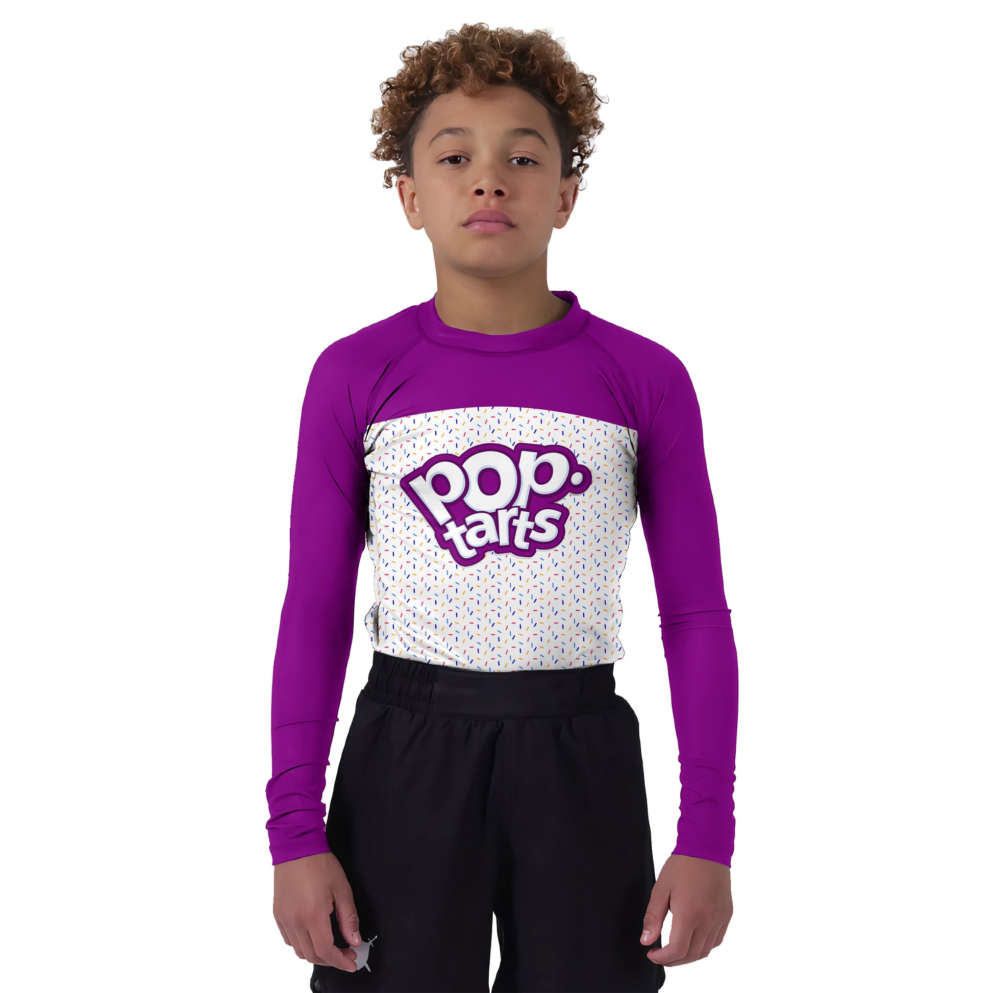 Pop Tarts Purple Kids Rash Guard