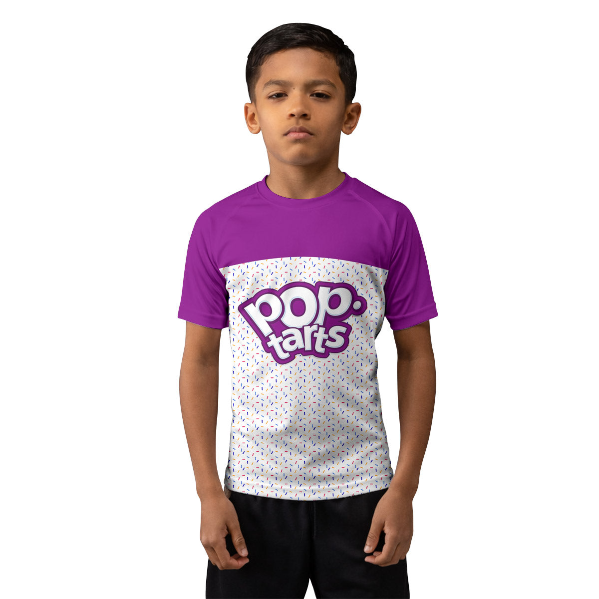 Pop Tarts Purple Kids Rash Guard