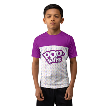 Pop Tarts Purple Kids Rash Guard