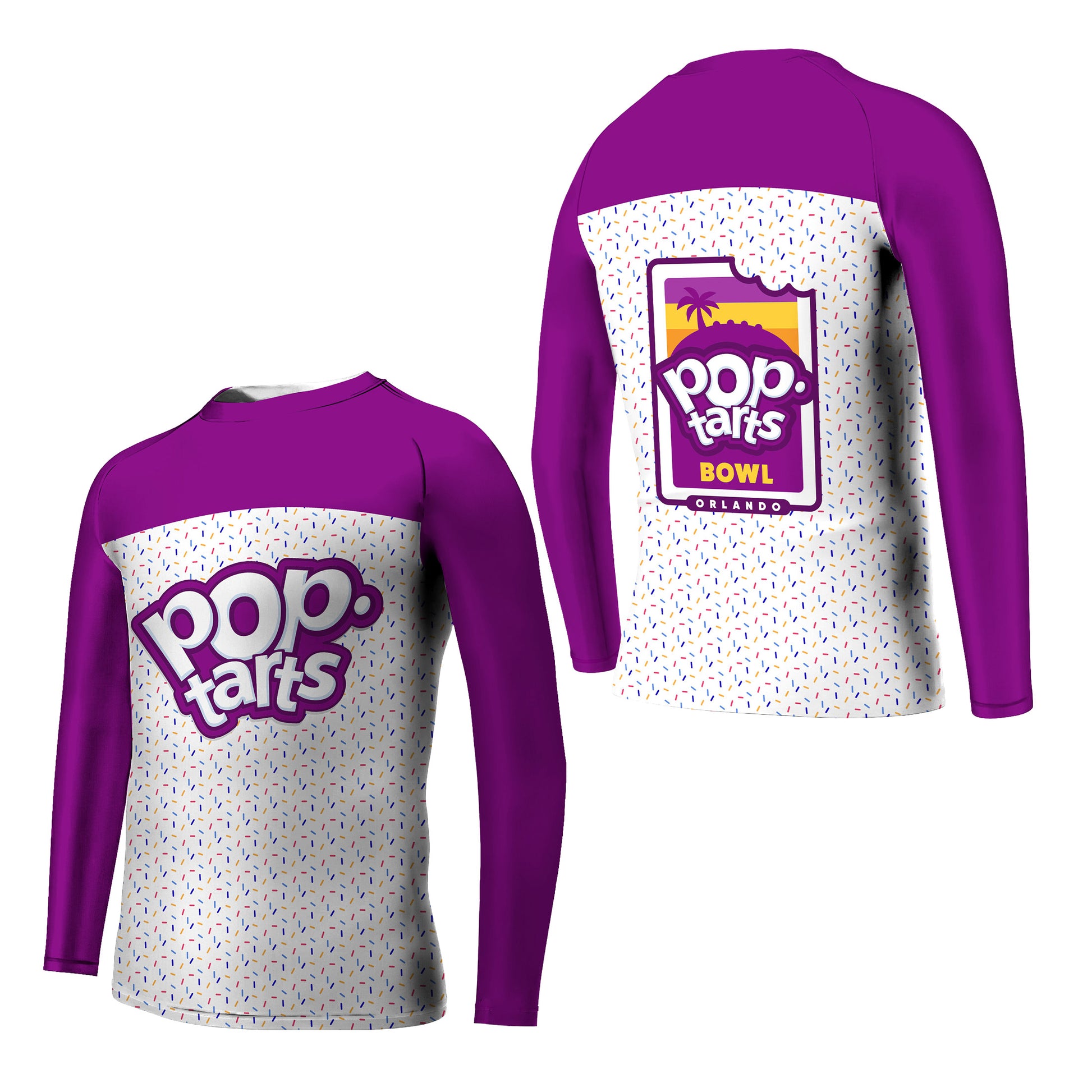 Pop Tarts Purple Kids Rash Guard