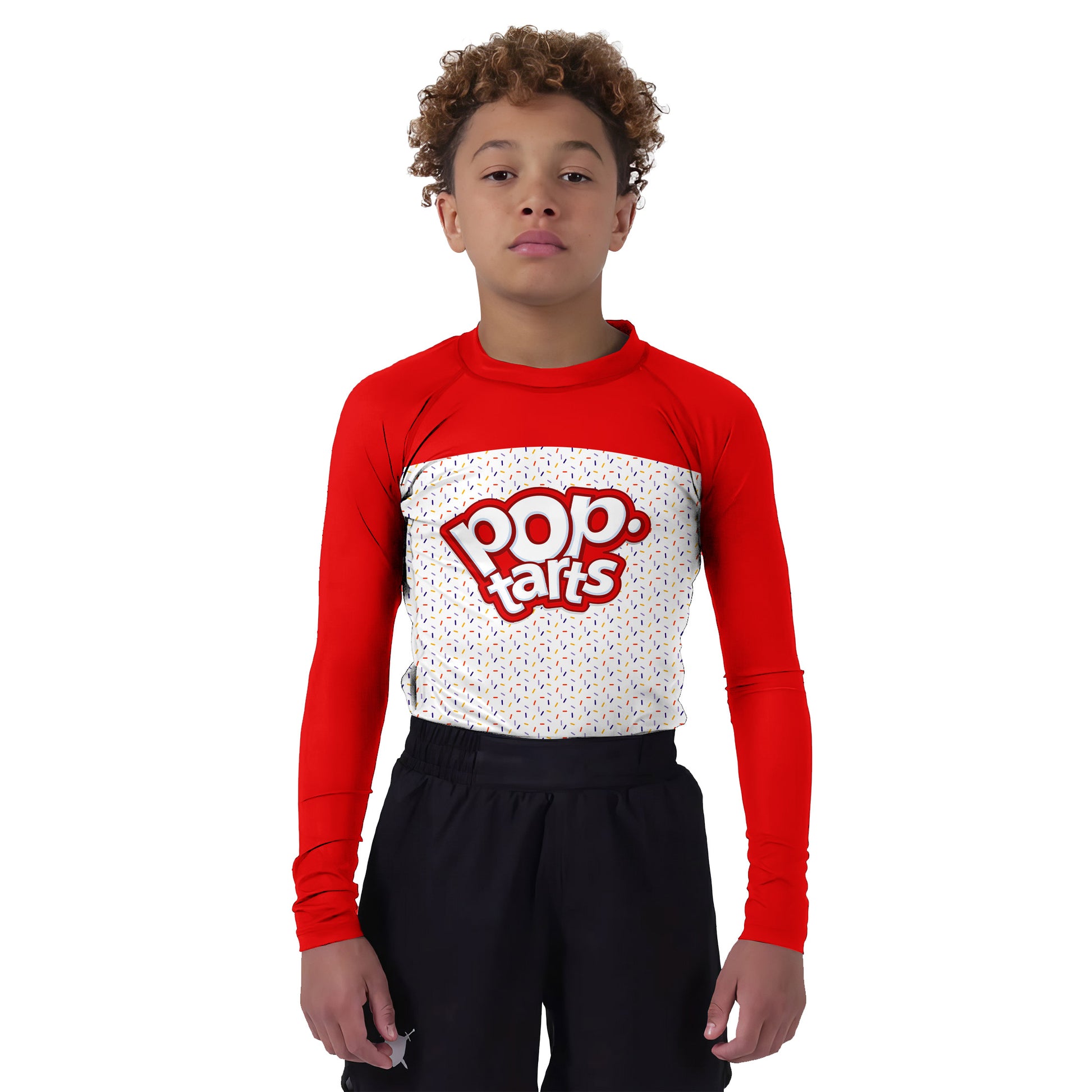 Pop Tarts Red Kids Rash Guard